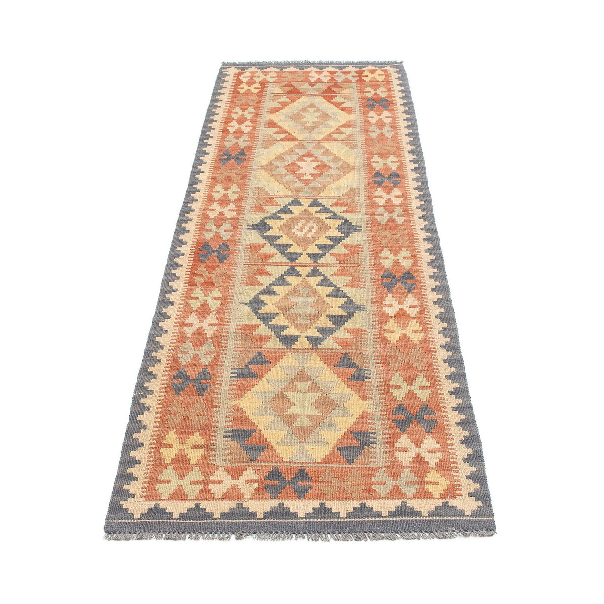 Runner Kelim Rug - Splash - 198 x 60 cm - multicolored