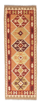 Runner Kelim Rug - Oriental - 201 x 64 cm - light brown