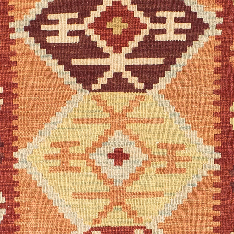 Runner Kelim Rug - Oriental - 201 x 64 cm - light brown