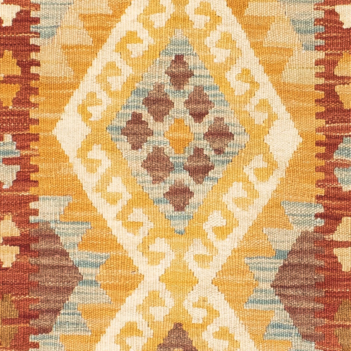 Runner Kelim Rug - Oriental - 206 x 67 cm - light brown
