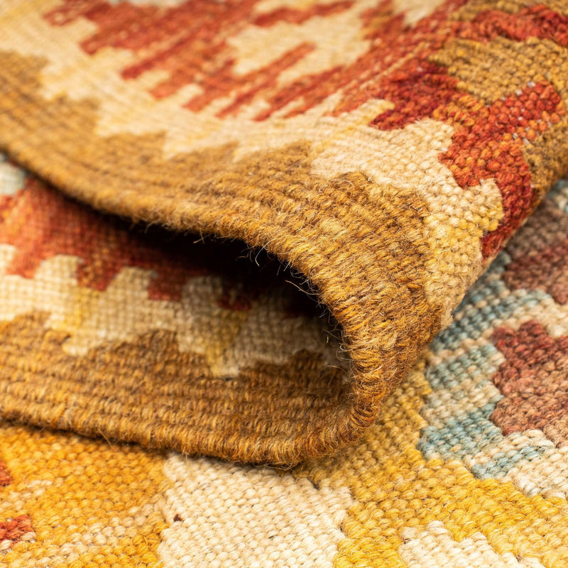 Runner Kelim Rug - Oriental - 206 x 67 cm - light brown