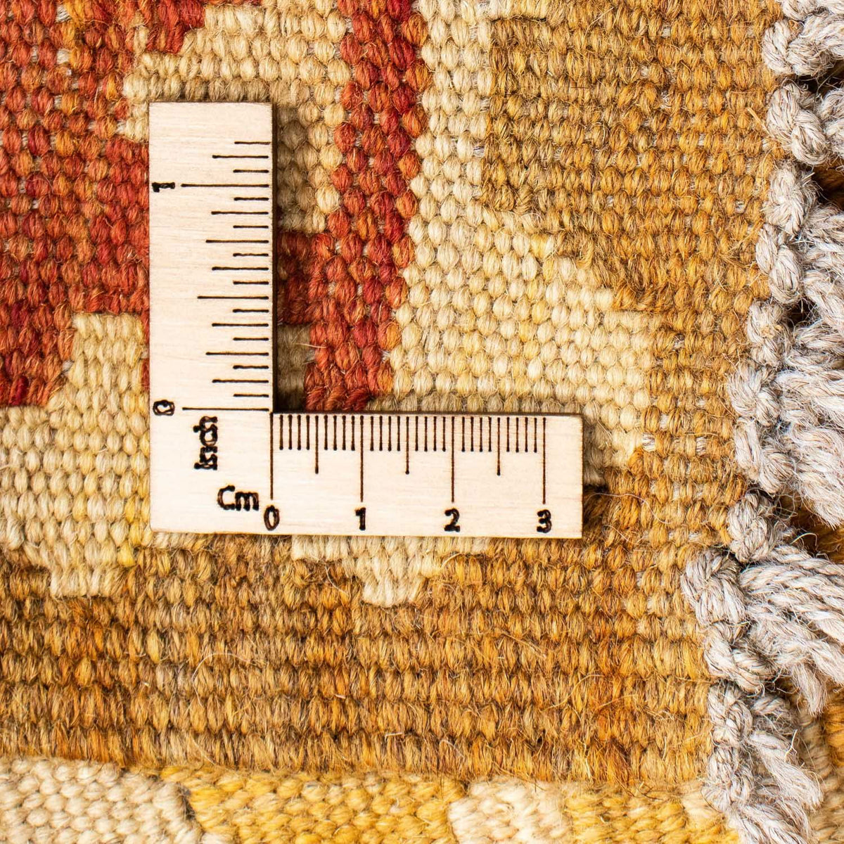 Runner Kelim Rug - Oriental - 206 x 67 cm - light brown