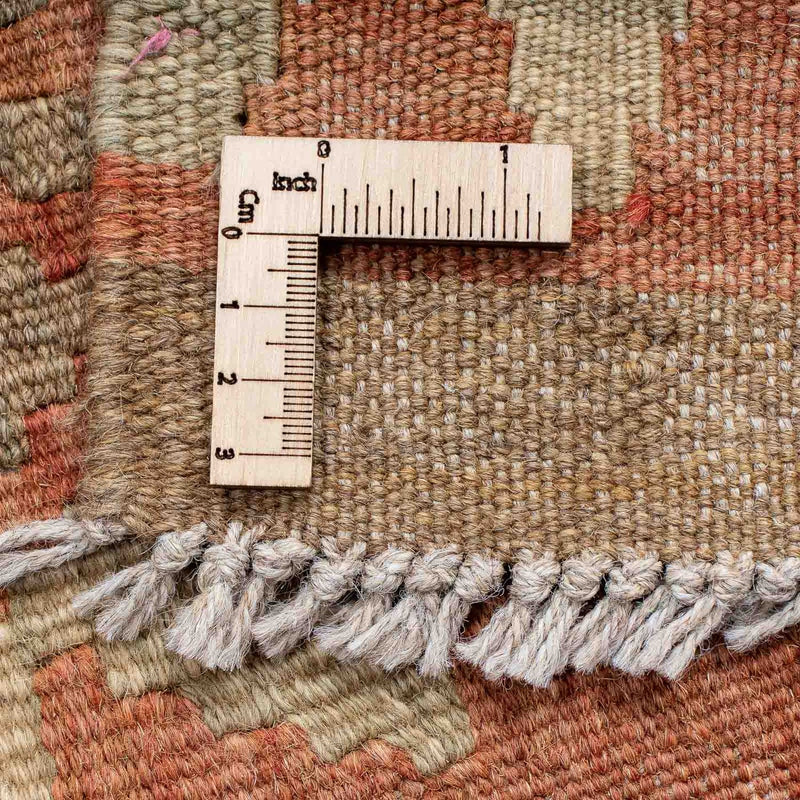 Runner Kelim Rug - Splash - 207 x 65 cm - light red