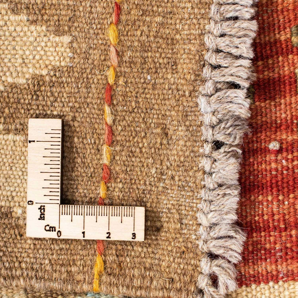 Runner Kelim Rug - Oriental - 199 x 67 cm - light brown