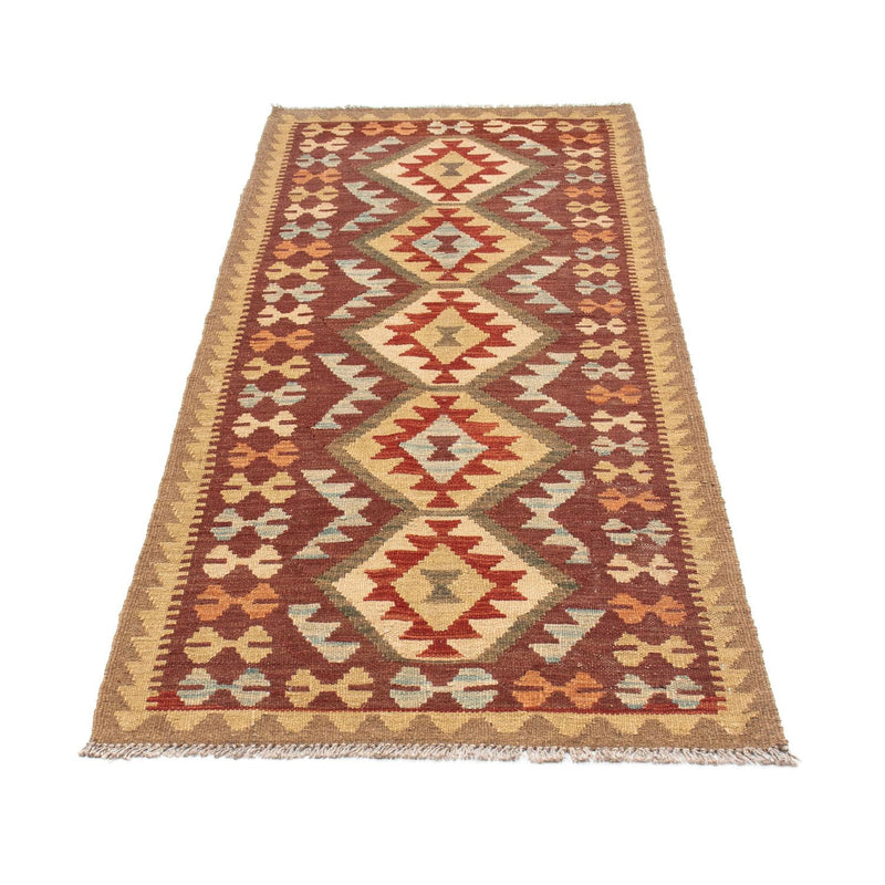 Runner Kelim Rug - Oriental - 192 x 76 cm - brown