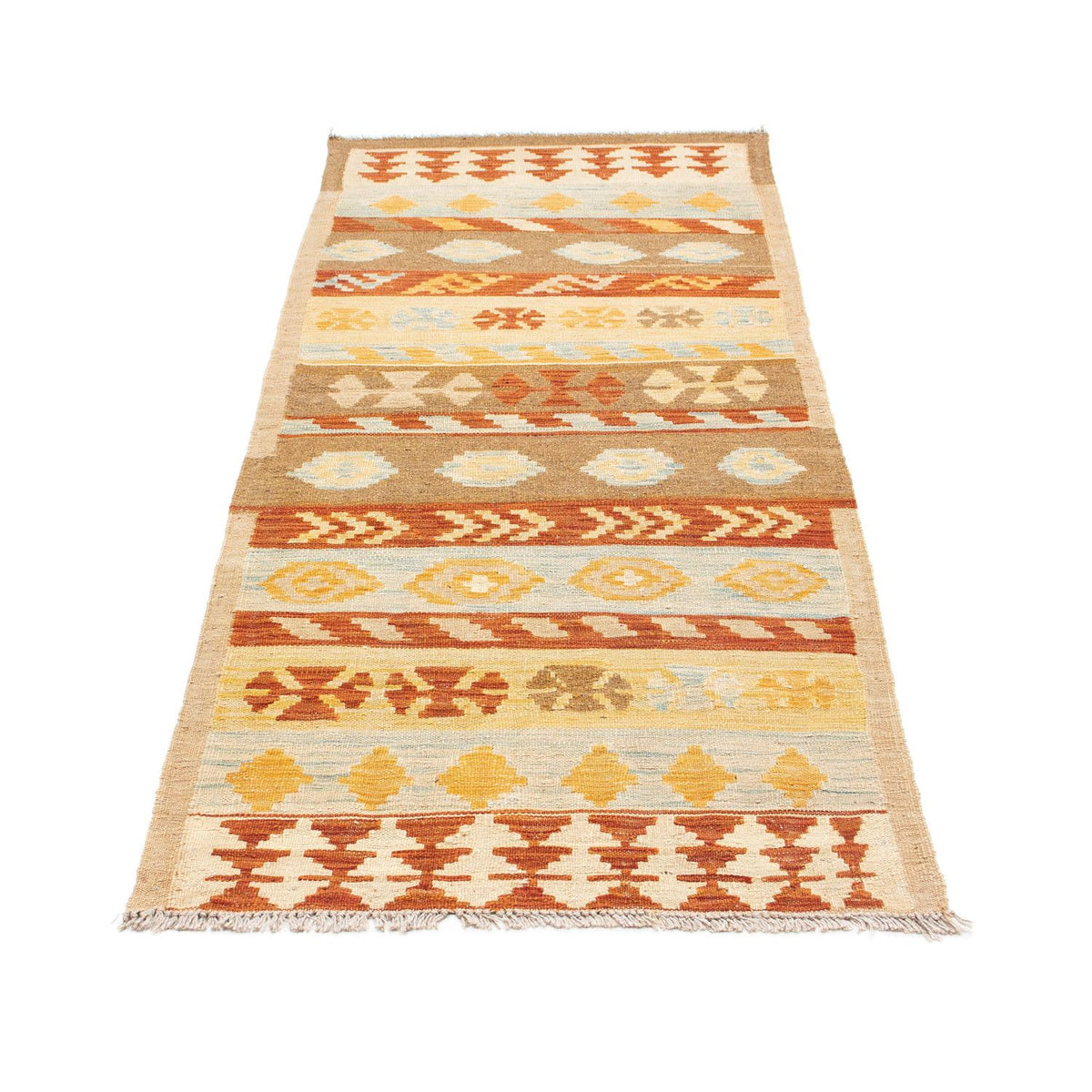 Runner Kelim Rug - Oriental - 207 x 77 cm - beige