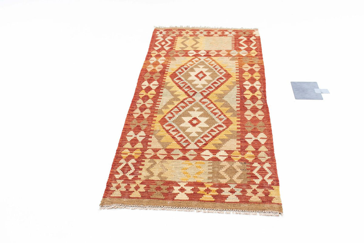 Runner Kelim Rug - Oriental - 187 x 71 cm - rust