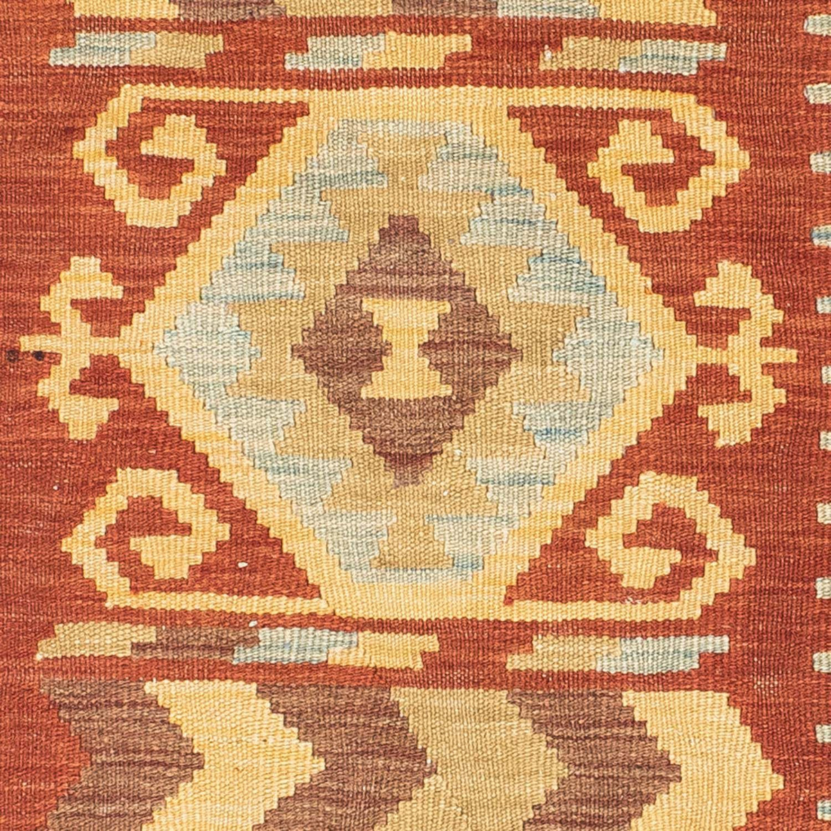 Runner Kelim Rug - Oriental - 195 x 75 cm - orange
