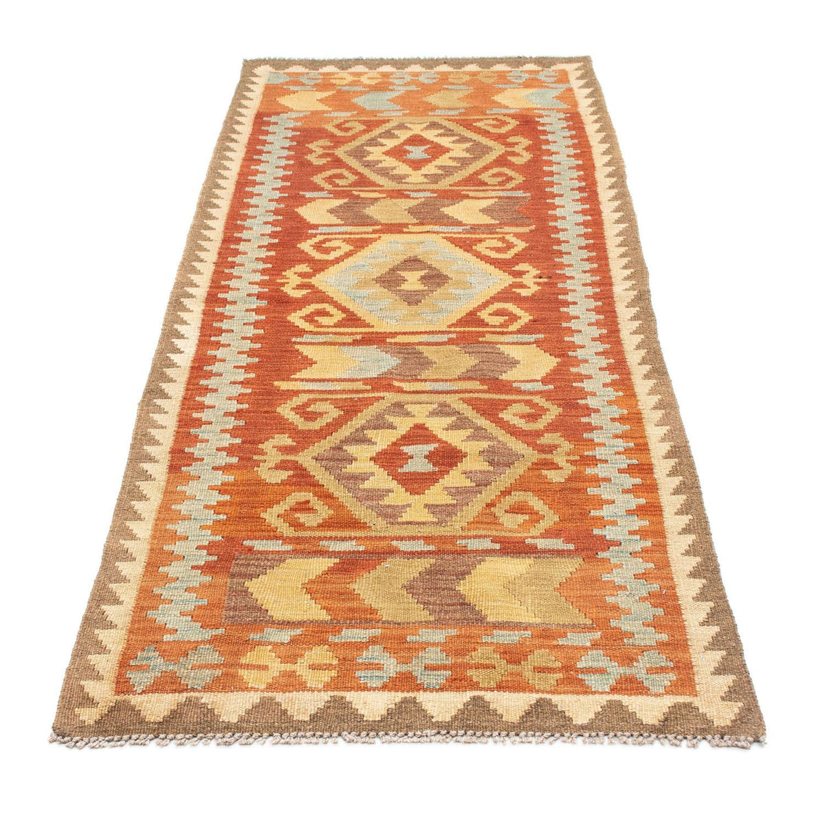 Runner Kelim Rug - Oriental - 195 x 75 cm - orange
