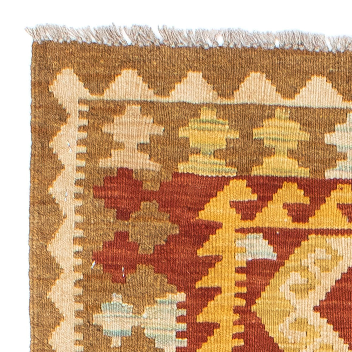 Runner Kelim Rug - Oriental - 202 x 70 cm - beige
