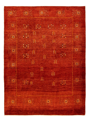 Gabbeh Rug - Loribaft Perser - 202 x 152 cm - dark red
