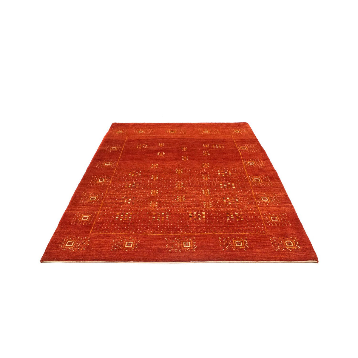 Gabbeh Rug - Loribaft Perser - 202 x 152 cm - dark red