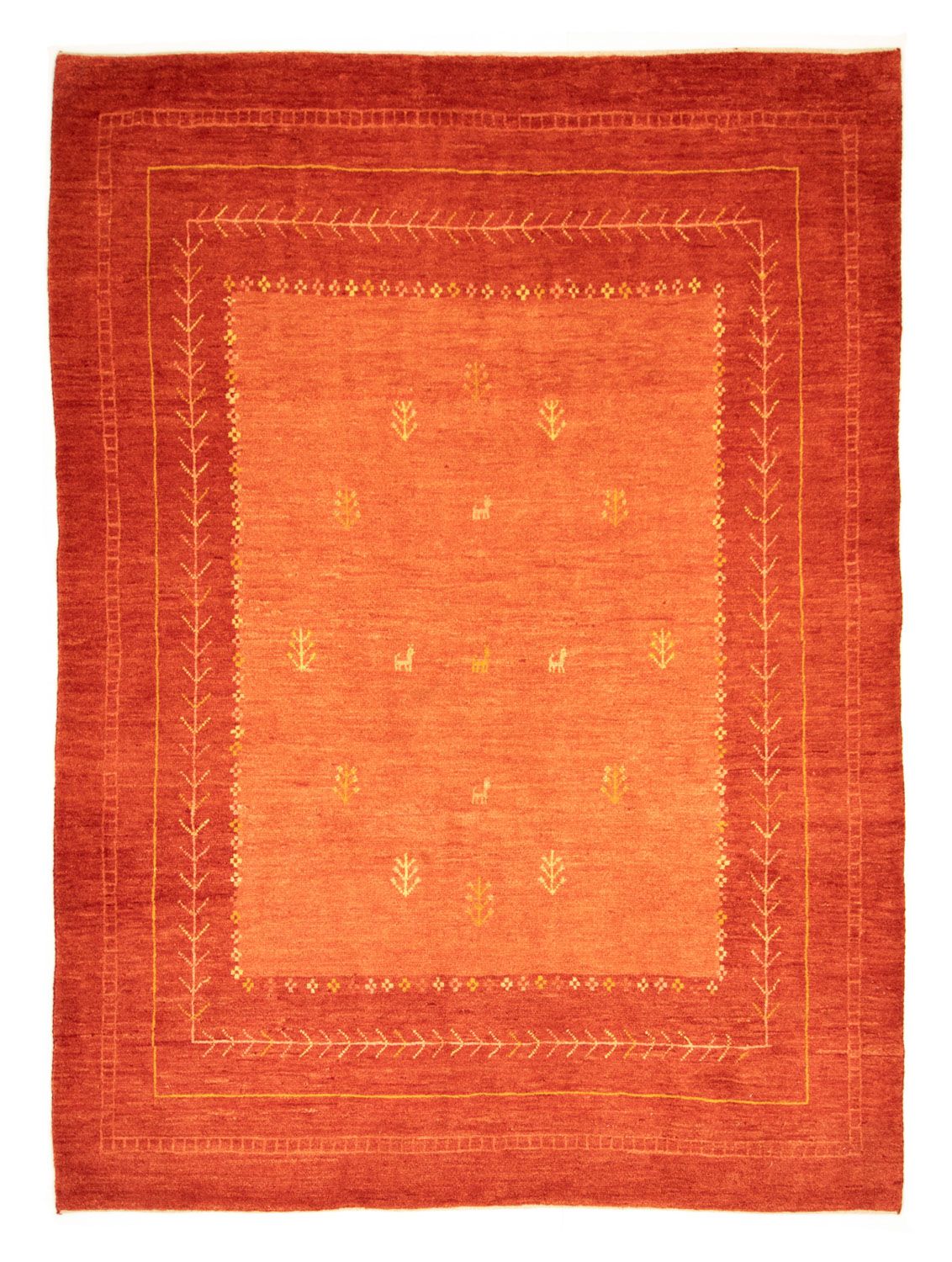Gabbeh Rug - Perser - 238 x 175 cm - red