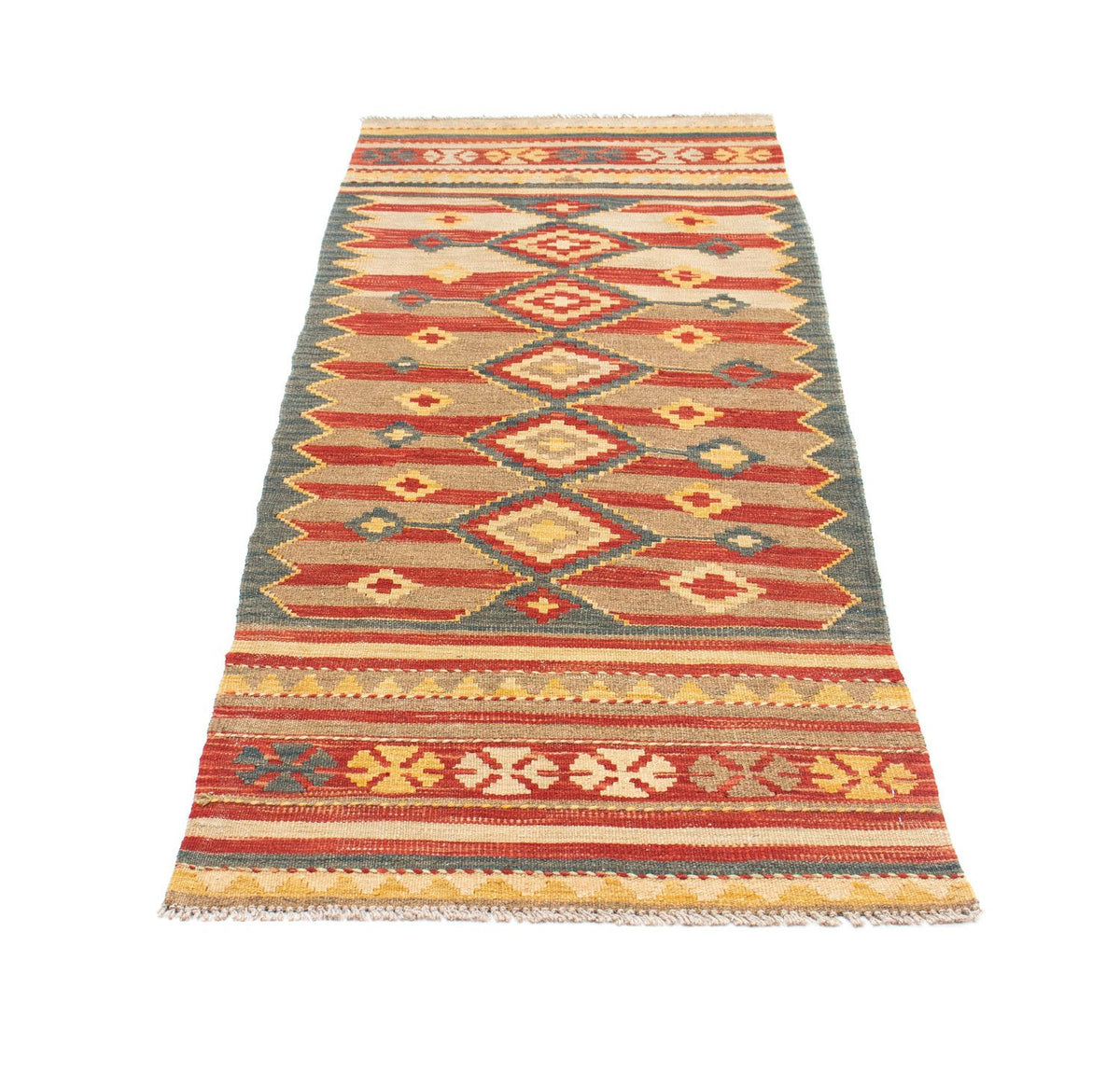 Runner Kelim Rug - Oriental - 201 x 72 cm - multicolored