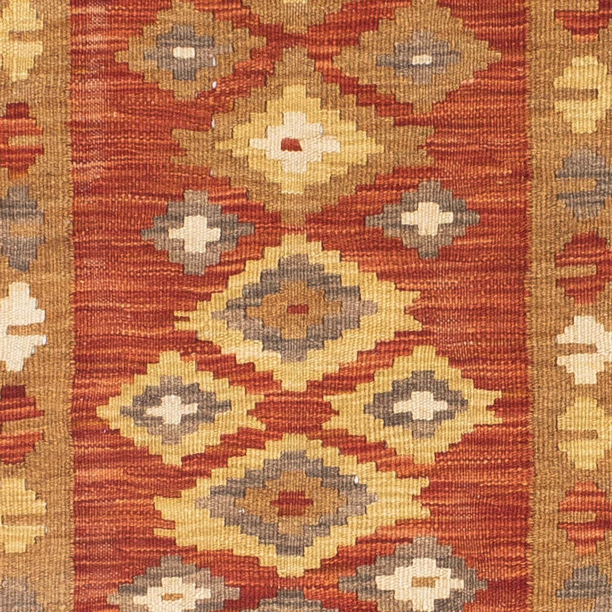 Runner Kelim Rug - Oriental - 194 x 67 cm - rust