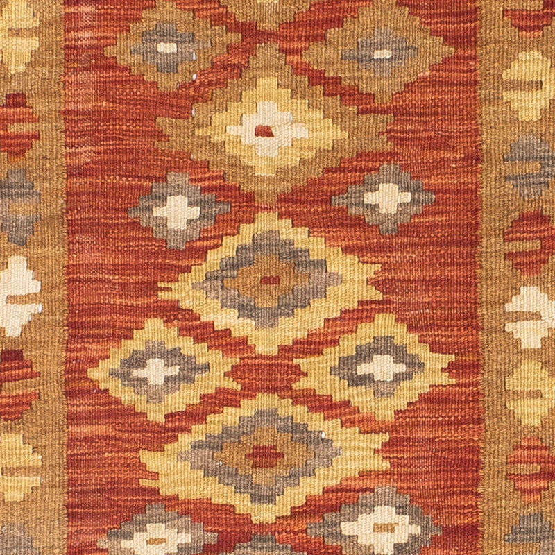 Runner Kelim Rug - Oriental - 194 x 67 cm - rust