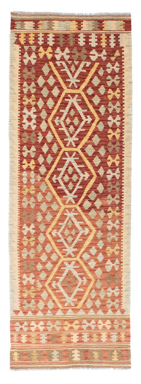Runner Kelim Rug - Oriental - 202 x 74 cm - red