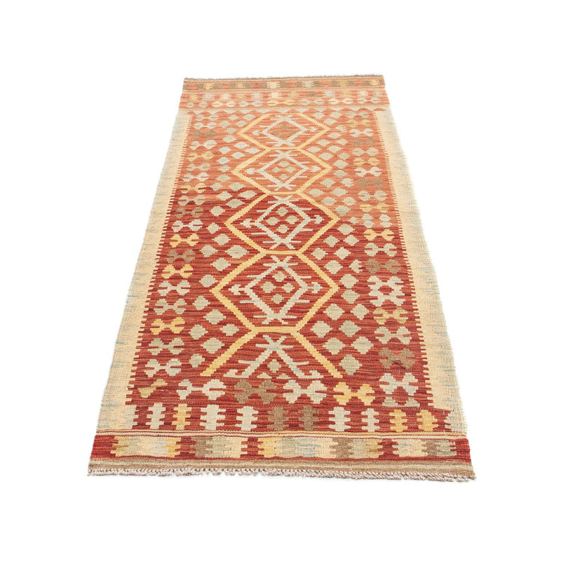 Runner Kelim Rug - Oriental - 202 x 74 cm - red