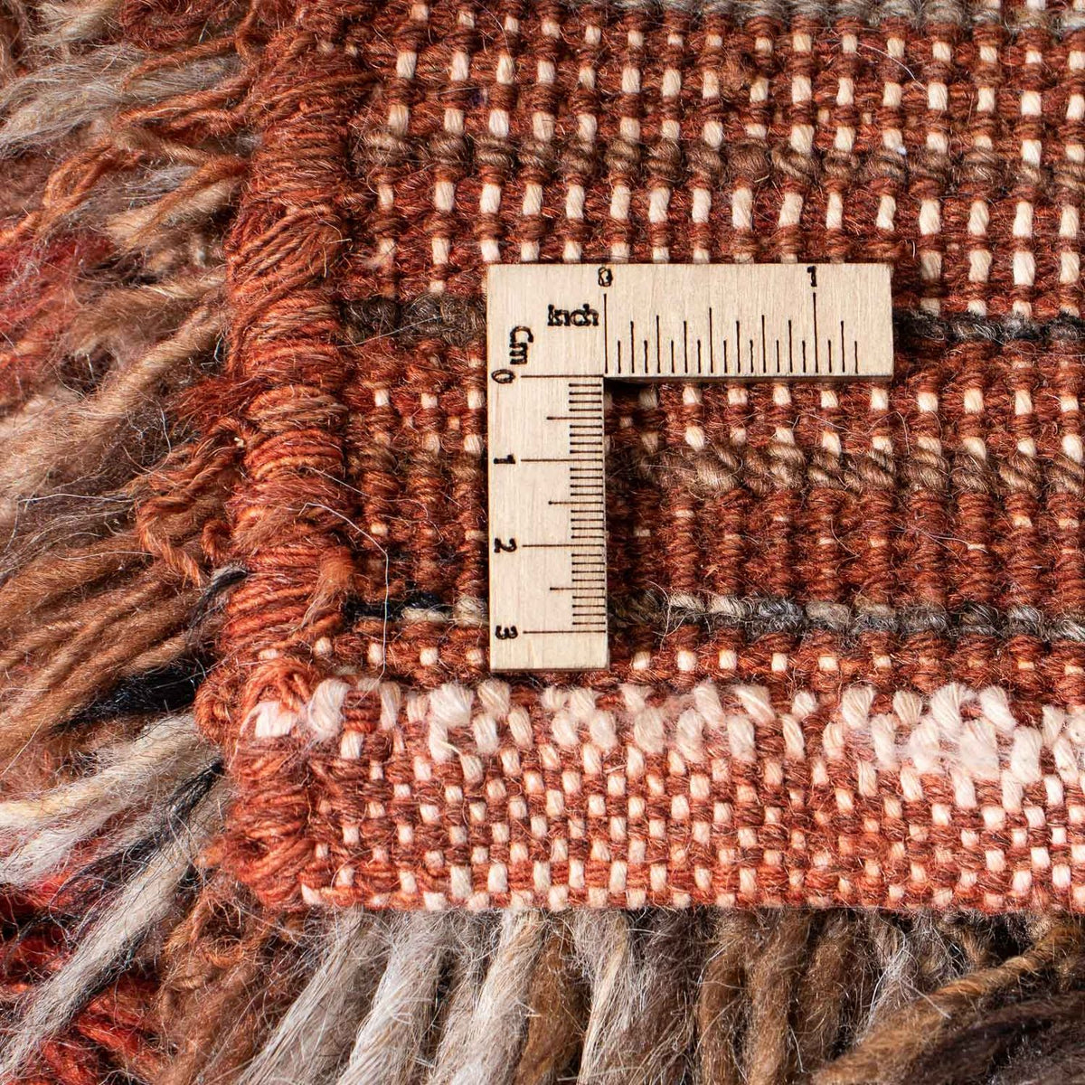 High-Pile Rug - 300 x 206 cm - multicolored