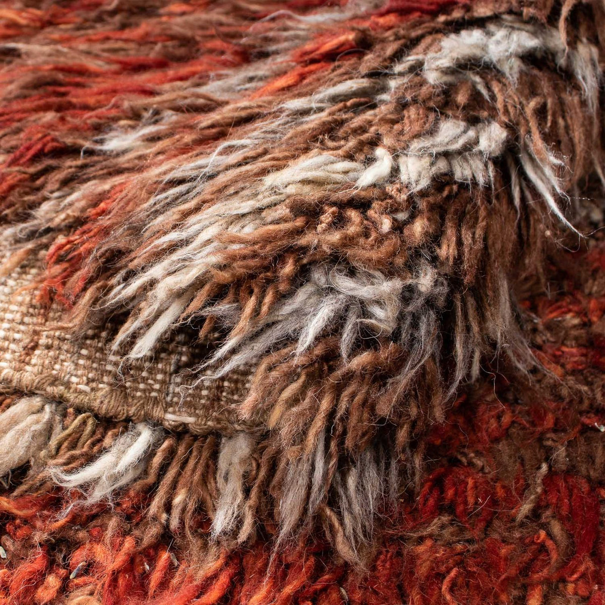 High-Pile Rug - 289 x 199 cm - multicolored