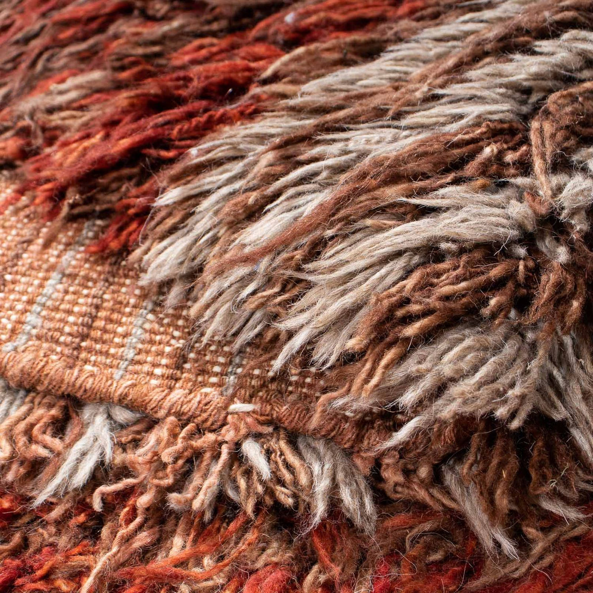 High-Pile Rug - 287 x 203 cm - multicolored