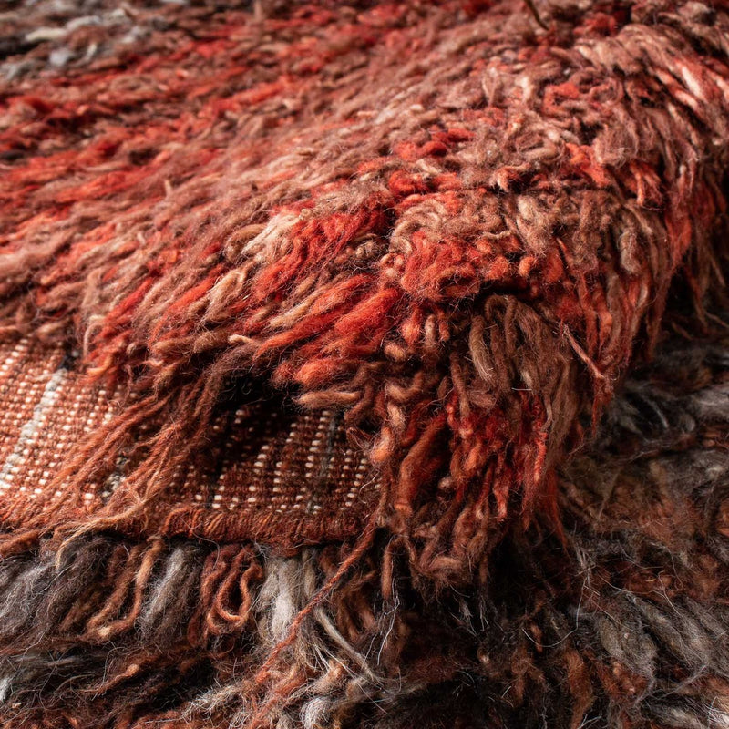 High-Pile Rug - 255 x 173 cm - multicolored