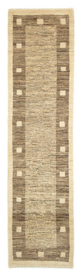 Runner Gabbeh Rug - Indus - 300 x 74 cm - grey