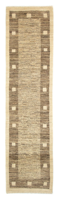 Runner Gabbeh Rug - Indus - 300 x 74 cm - grey