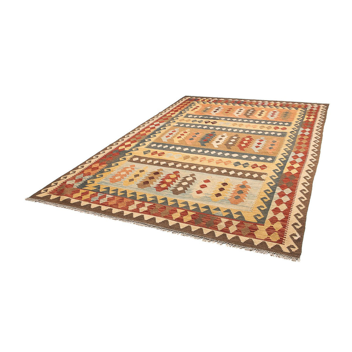 Kelim Rug - Splash - 299 x 201 cm - multicolored