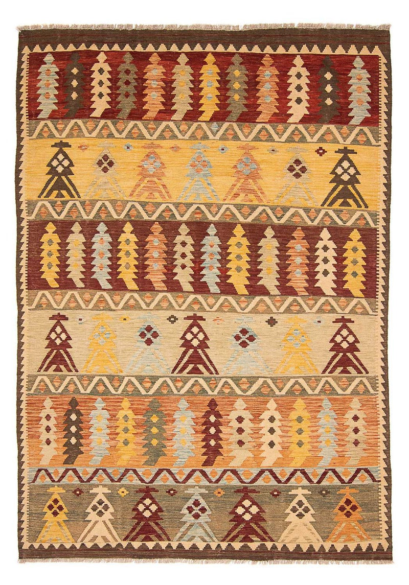 Kelim Rug - Splash - 294 x 203 cm - multicolored