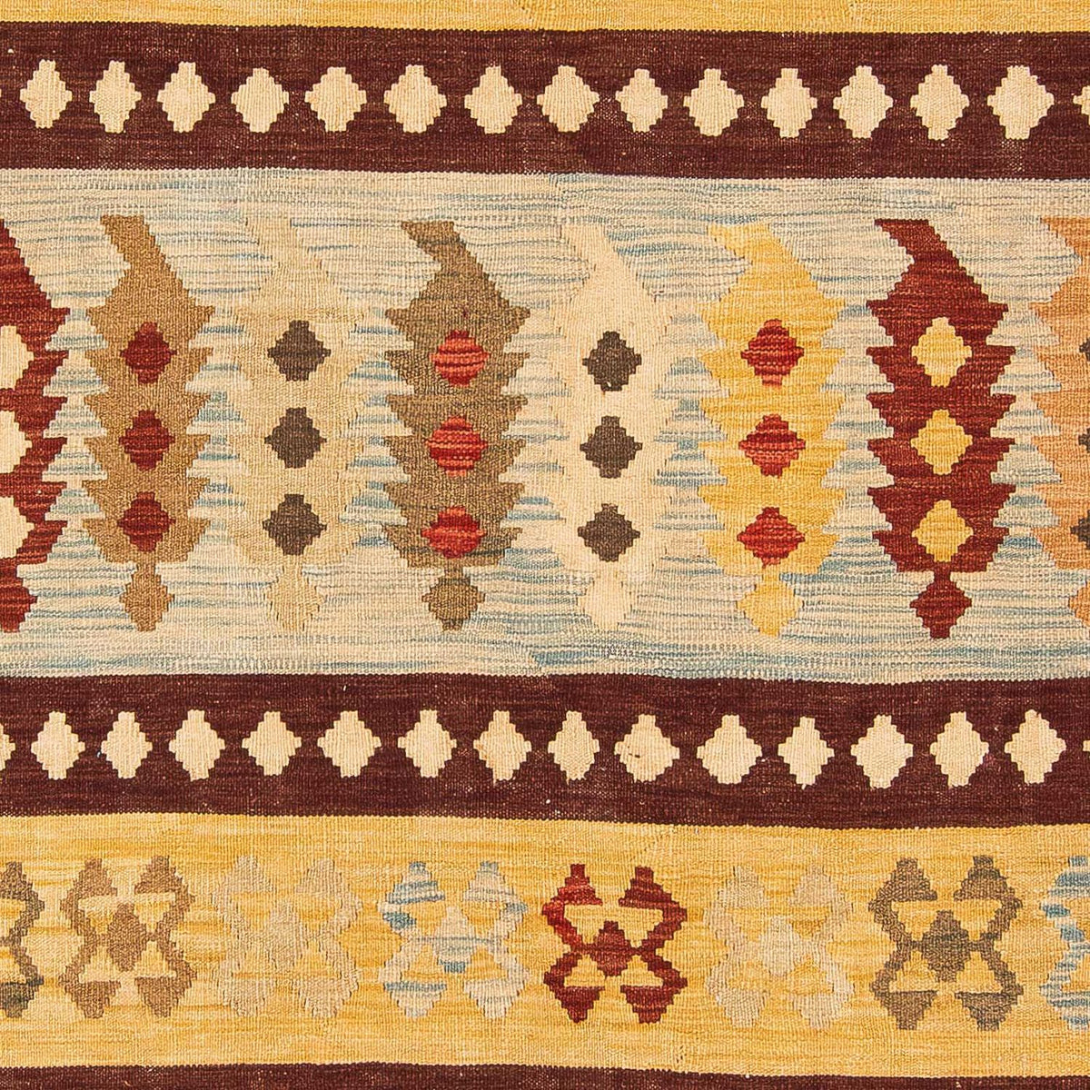 Kelim Rug - Splash - 296 x 197 cm - multicolored