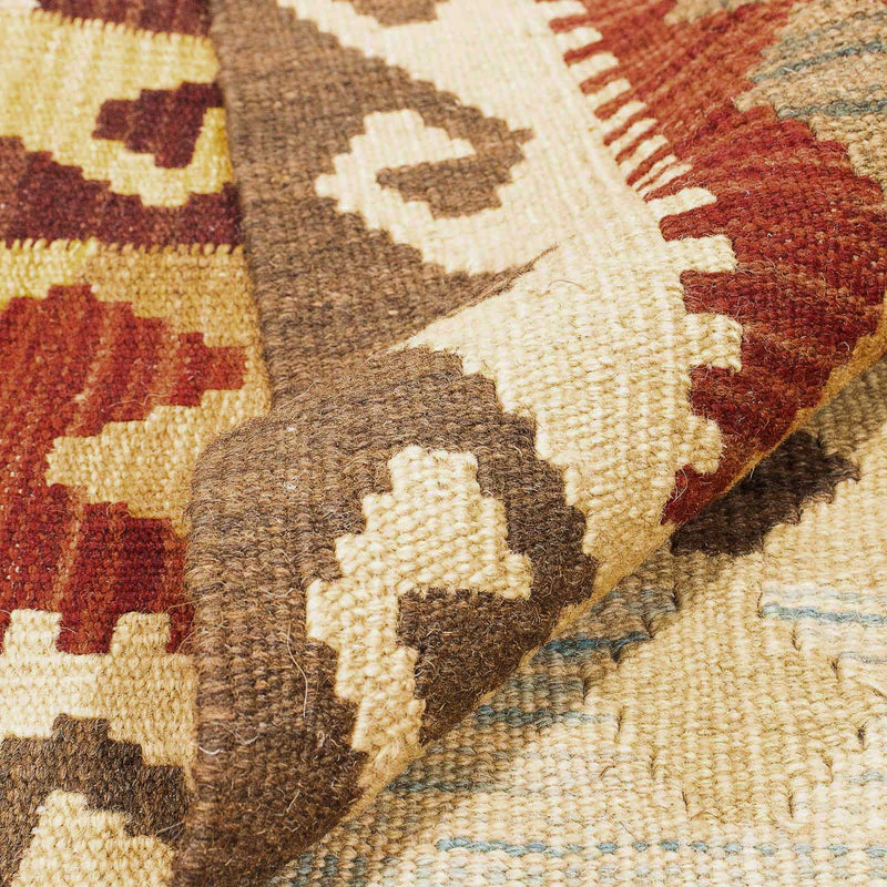 Kelim Rug - Splash - 296 x 197 cm - multicolored