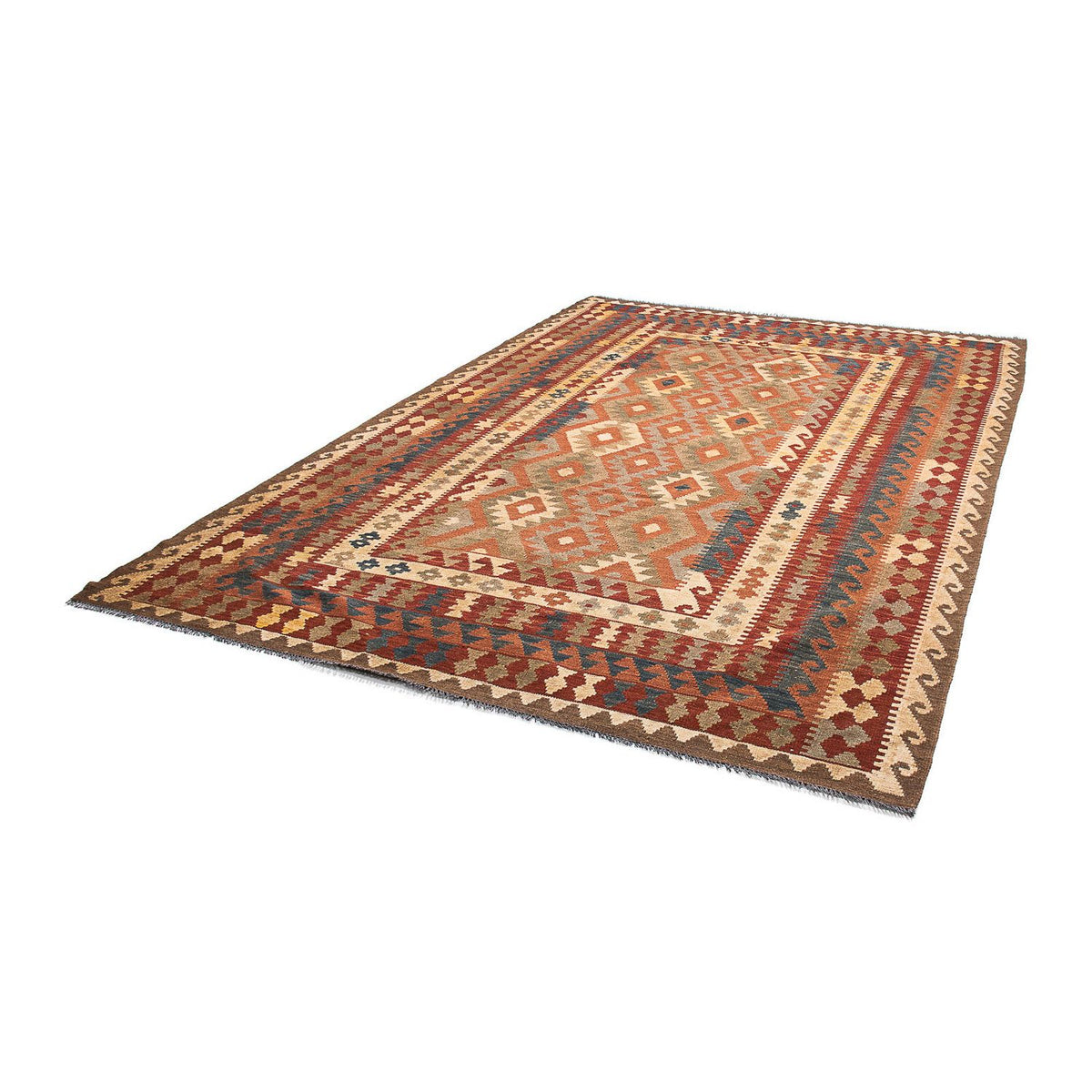 Kelim Rug - Splash - 289 x 200 cm - multicolored