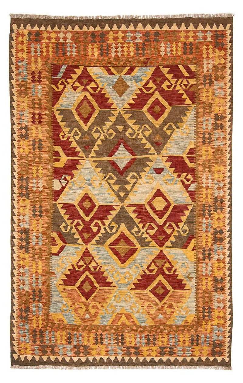 Kelim Rug - Splash - 305 x 199 cm - multicolored