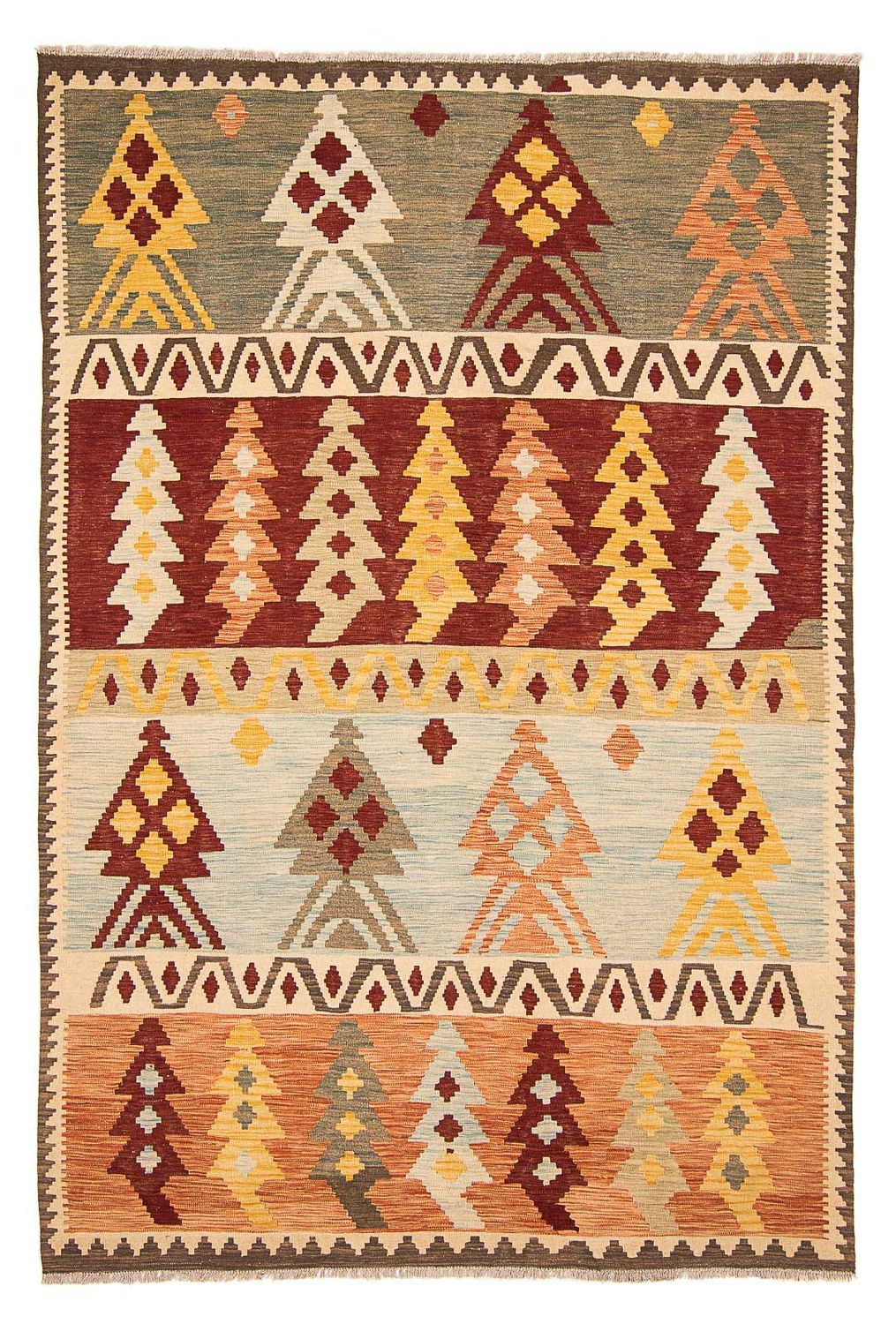 Kelim Rug - Splash - 295 x 194 cm - multicolored