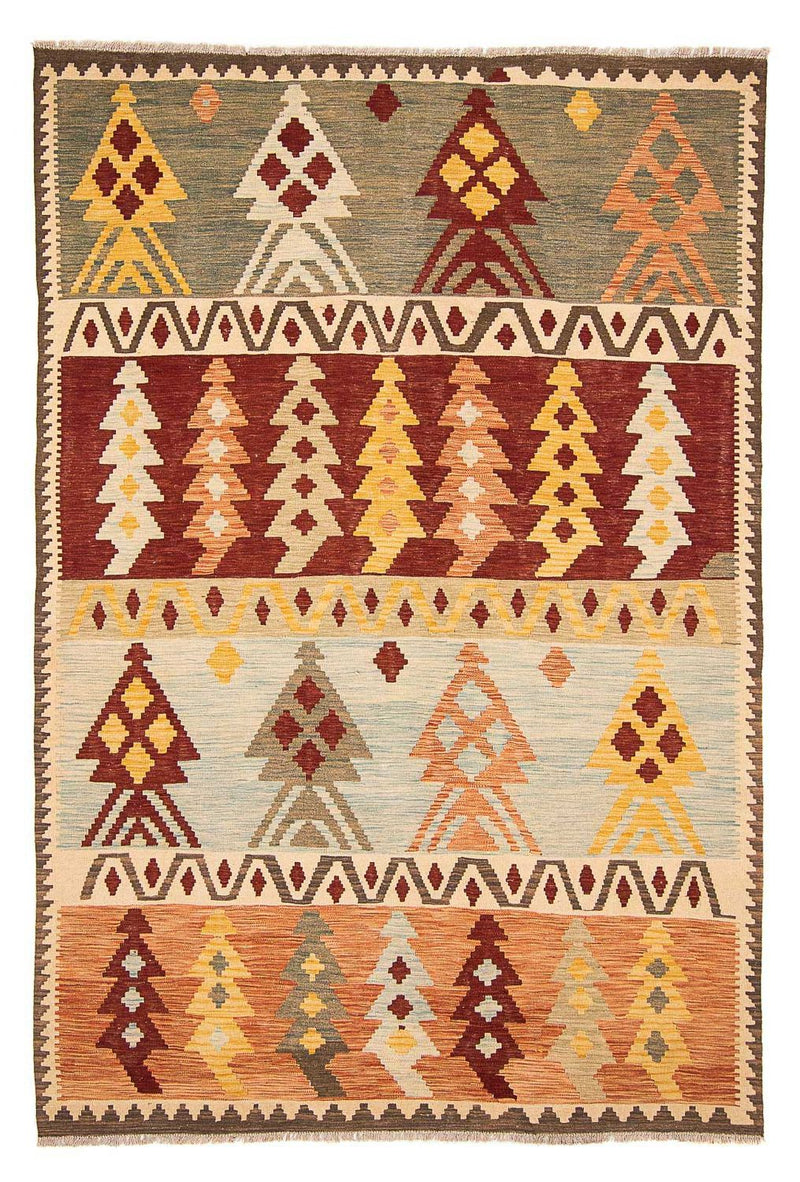 Kelim Rug - Splash - 295 x 194 cm - multicolored