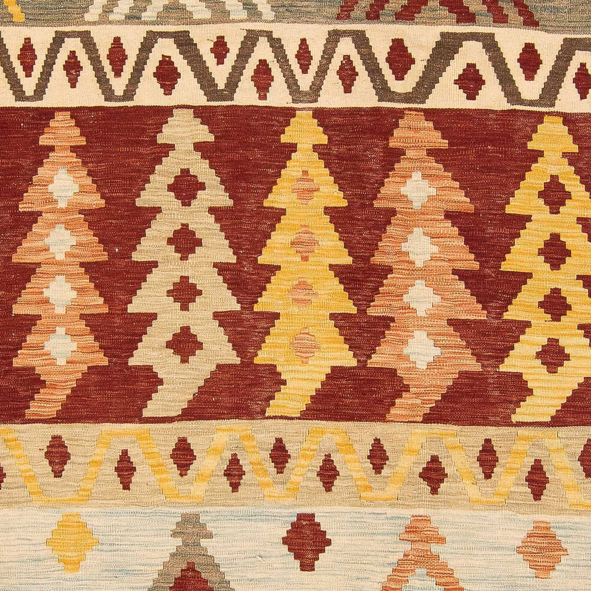 Kelim Rug - Splash - 295 x 194 cm - multicolored