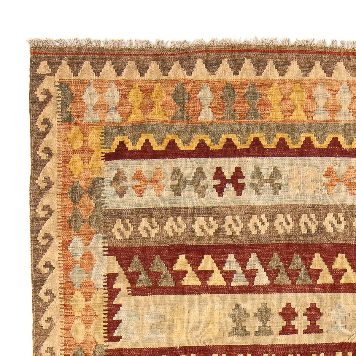 Kelim Rug - Splash - 289 x 189 cm - multicolored