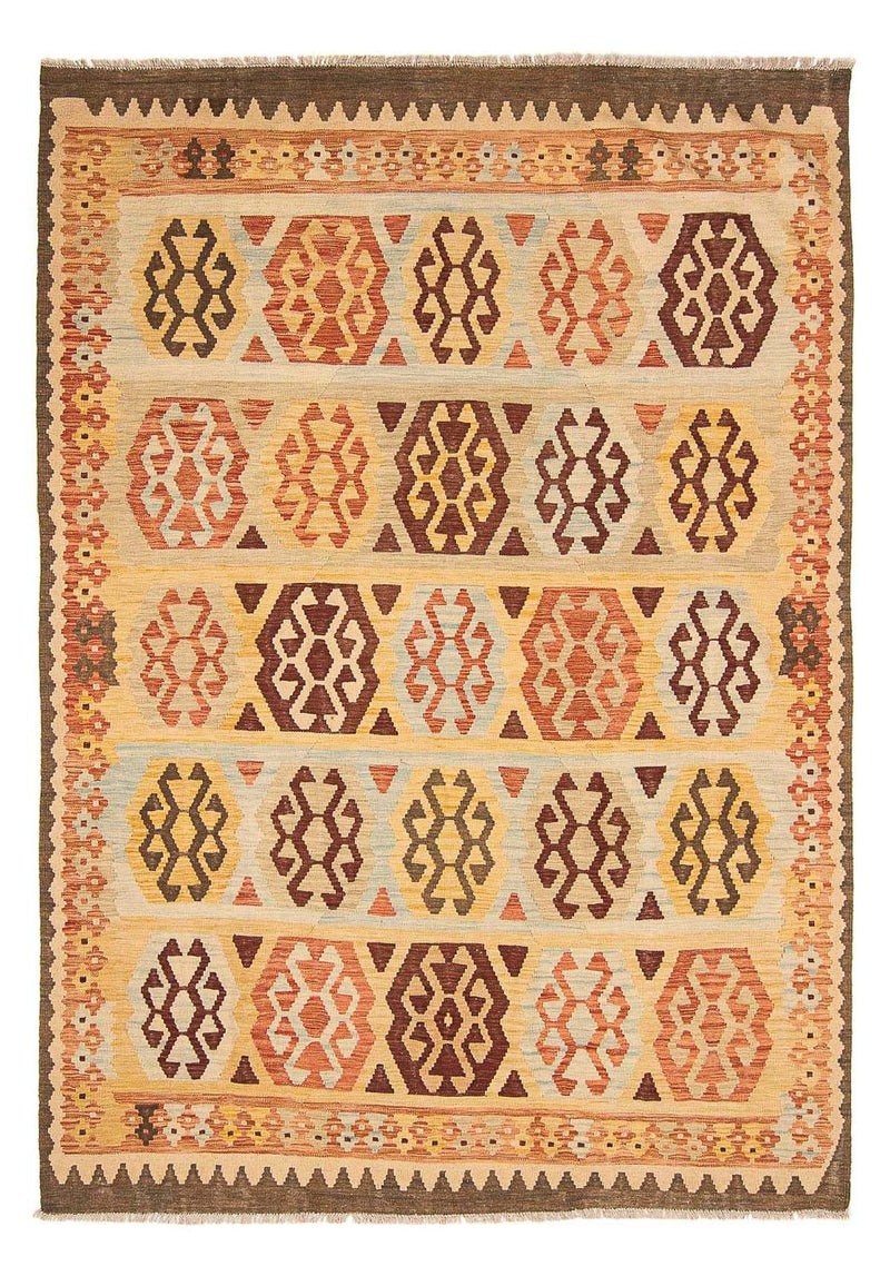 Kelim Rug - Splash - 287 x 199 cm - beige