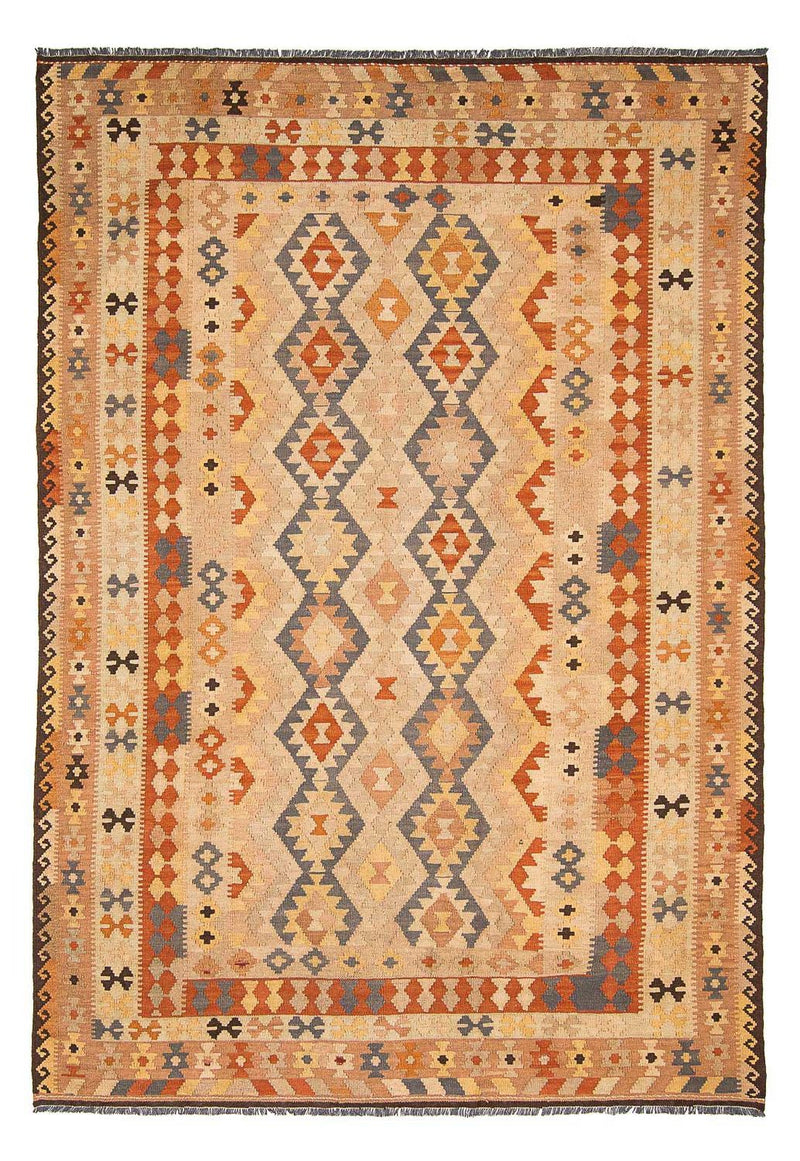 Kelim Rug - Splash - 293 x 200 cm - light brown