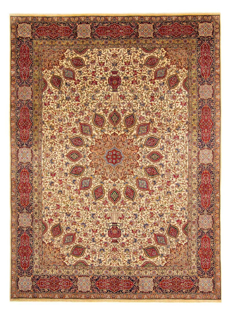 Perser Rug - Tabriz - Royal - 393 x 290 cm - light brown