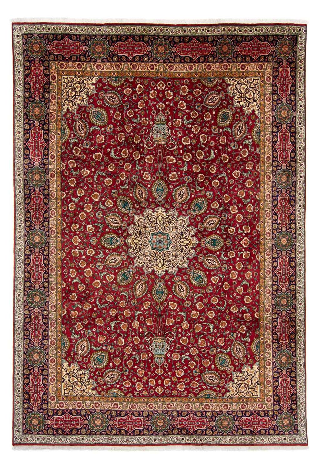 Perser Rug - Tabriz - Royal - 349 x 243 cm - dark red
