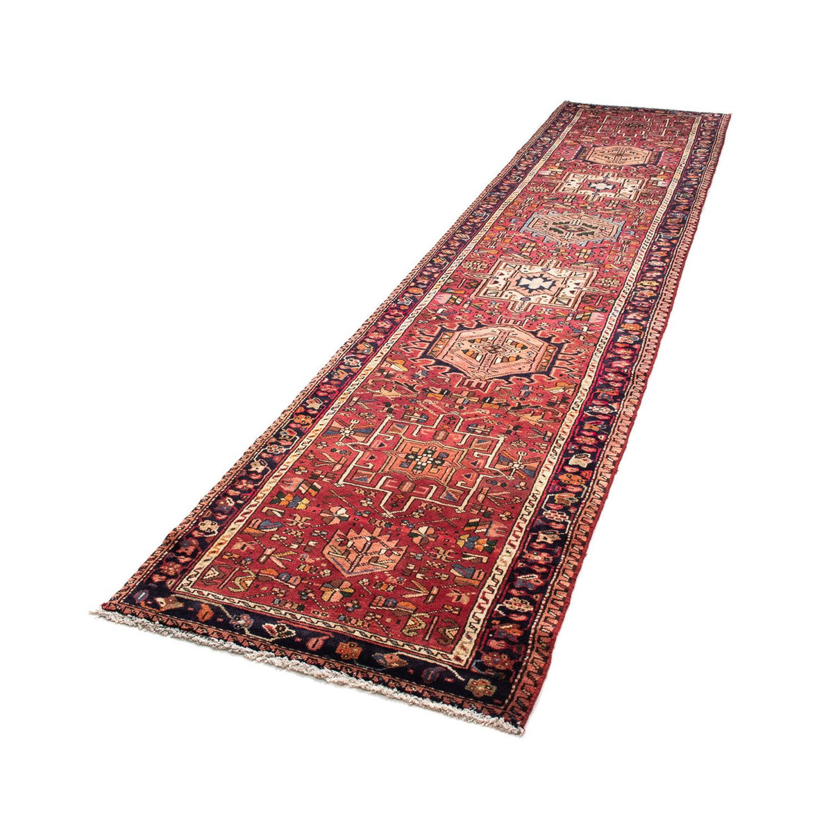 Runner Perser Rug - Nomadic - 386 x 83 cm - red