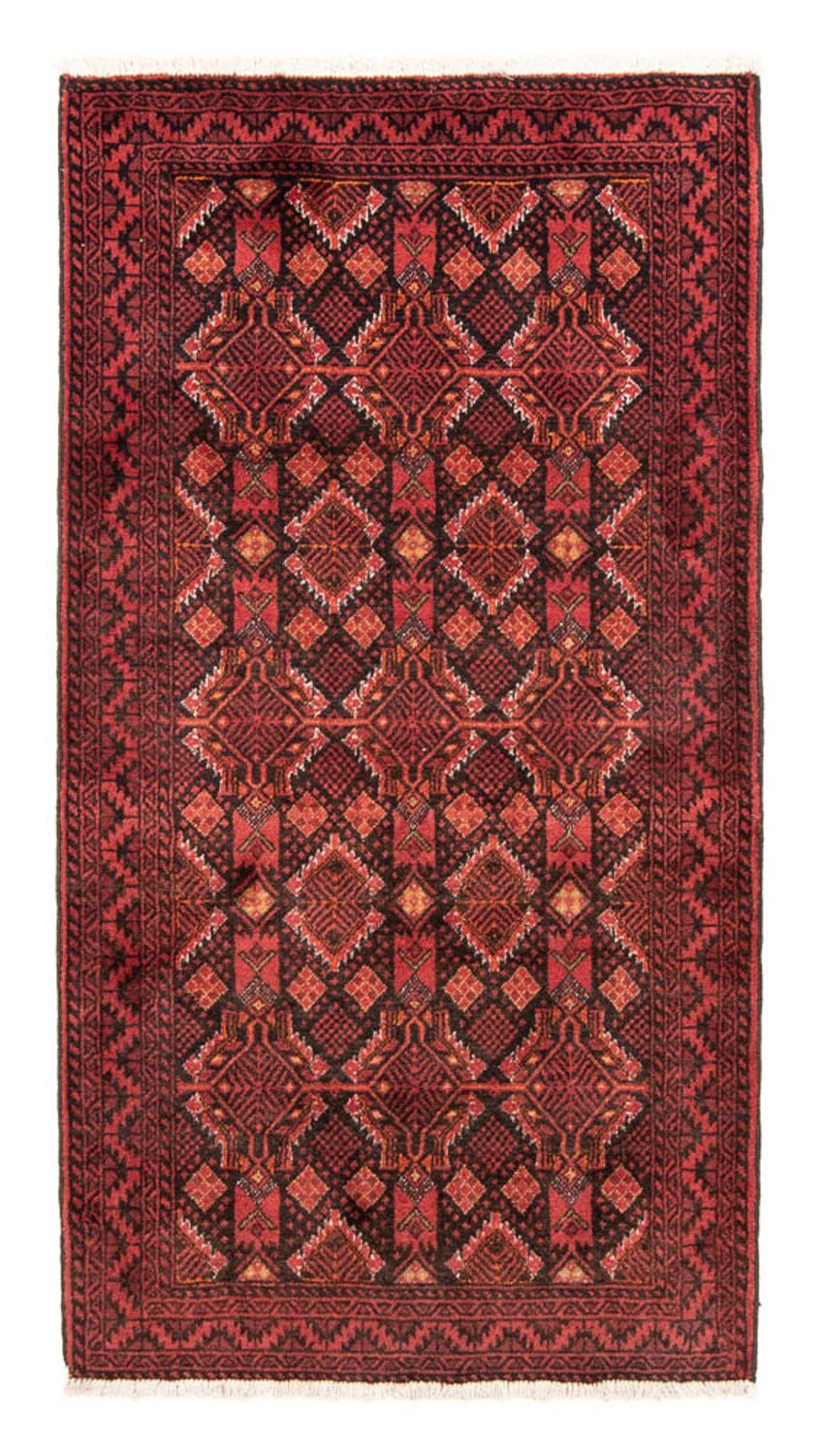 Runner Belutsch Rug - 194 x 101 cm - red