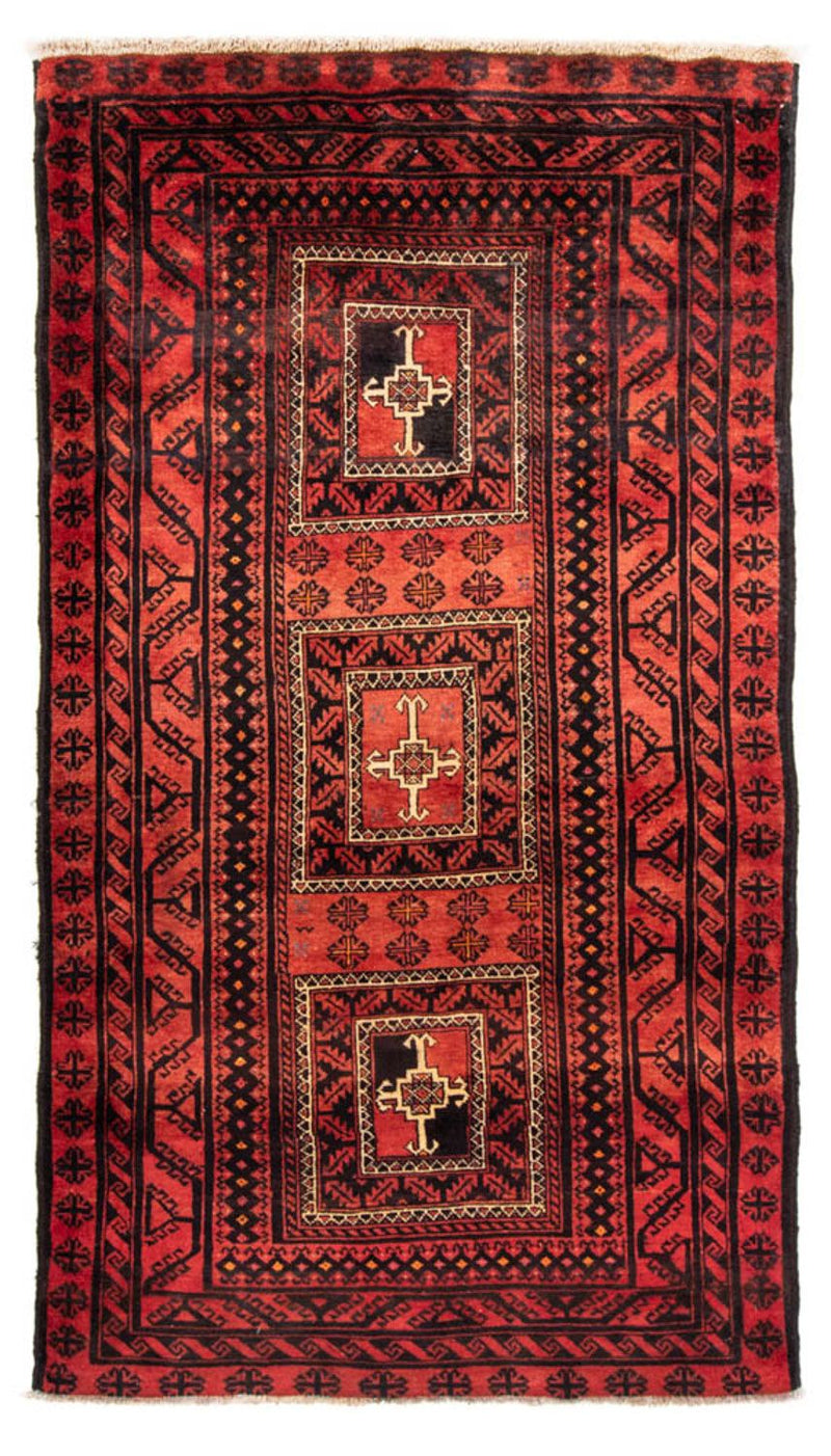 Runner Belutsch Rug - 236 x 127 cm - red