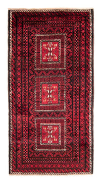 Runner Belutsch Rug - 220 x 114 cm - red