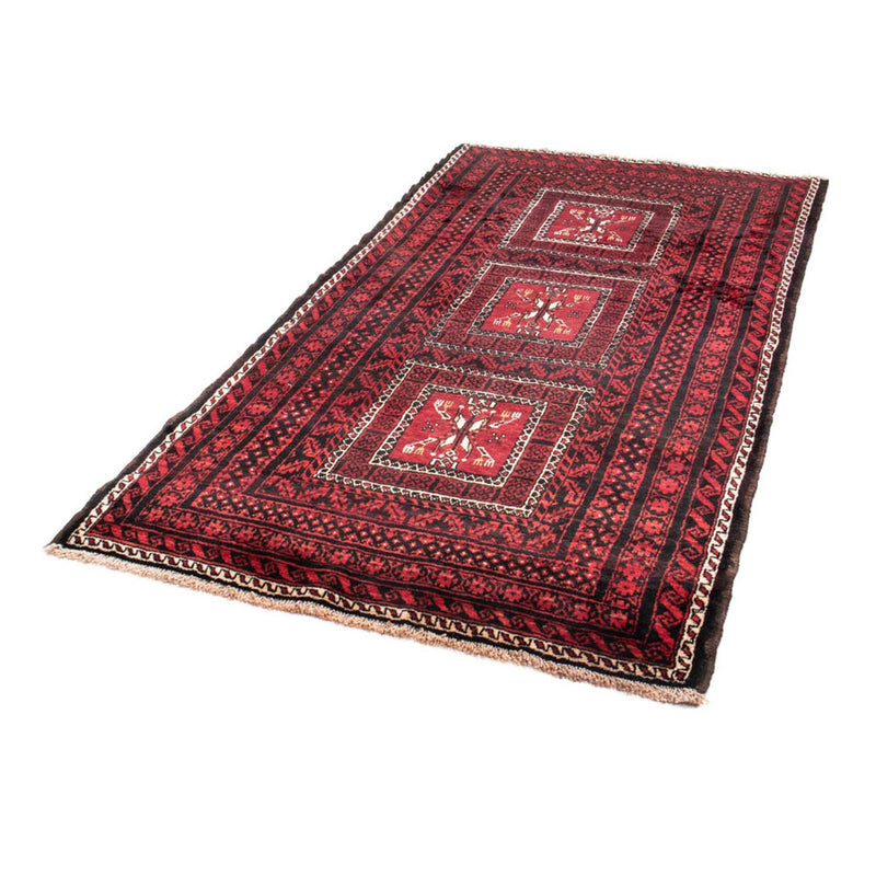 Runner Belutsch Rug - 220 x 114 cm - red
