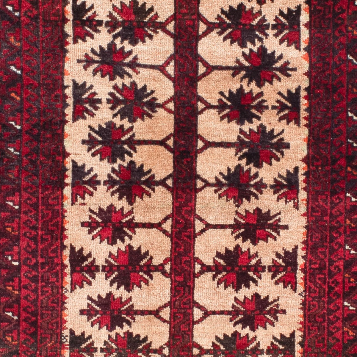 Belutsch Rug - 136 x 91 cm - dark red