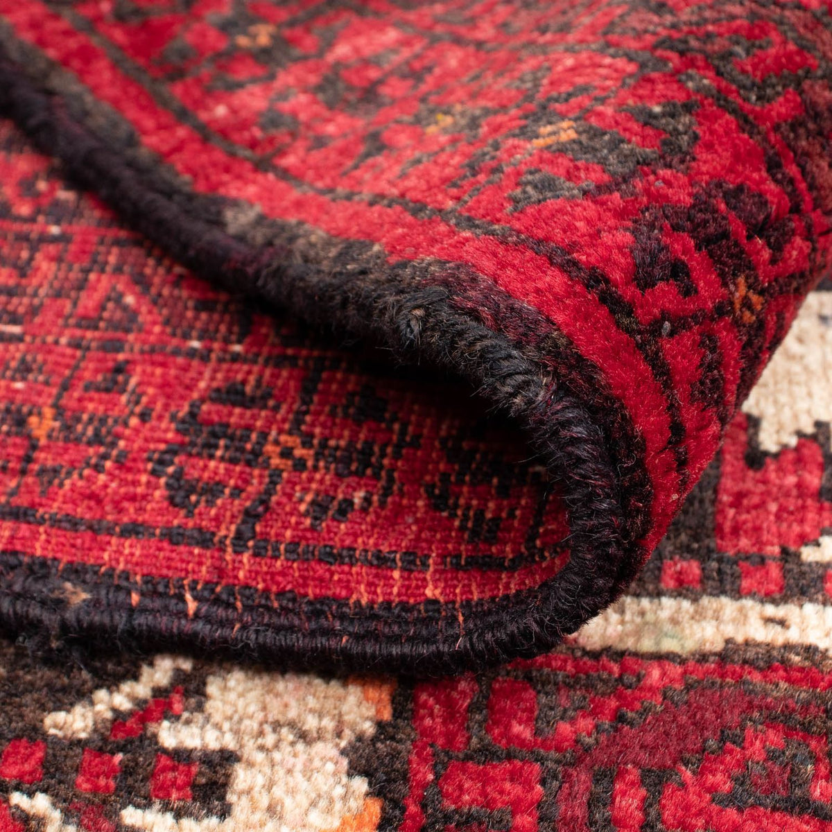 Belutsch Rug - 136 x 91 cm - dark red