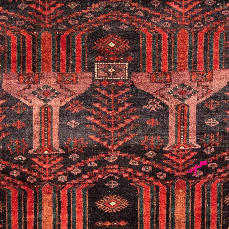 Runner Belutsch Rug - 228 x 114 cm - light red